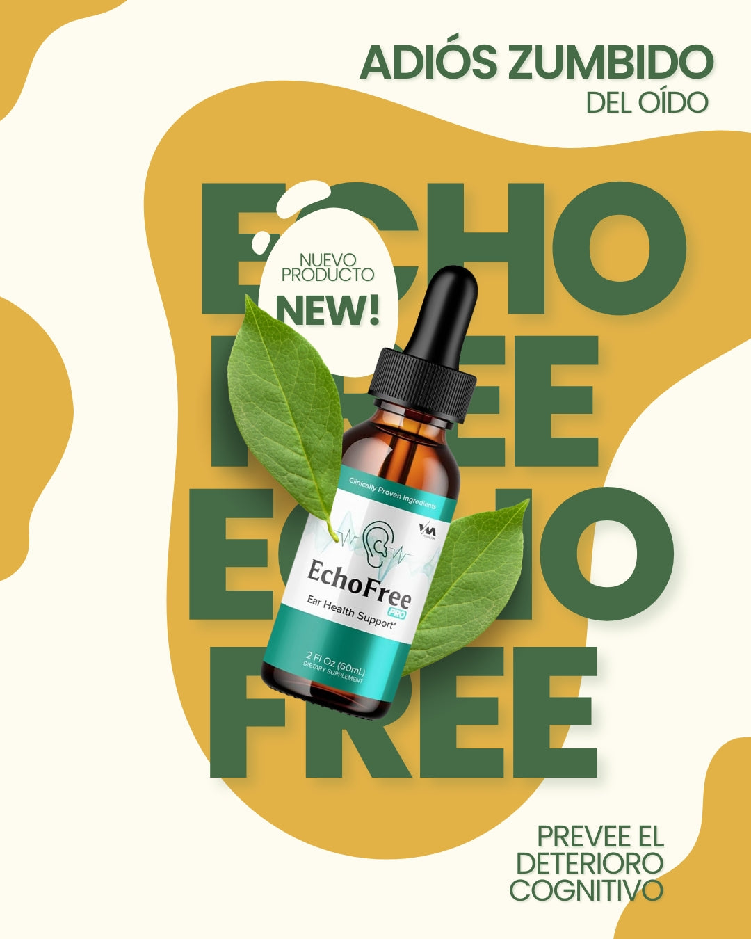 ECHO FREE - Eliminador zumbido de oído